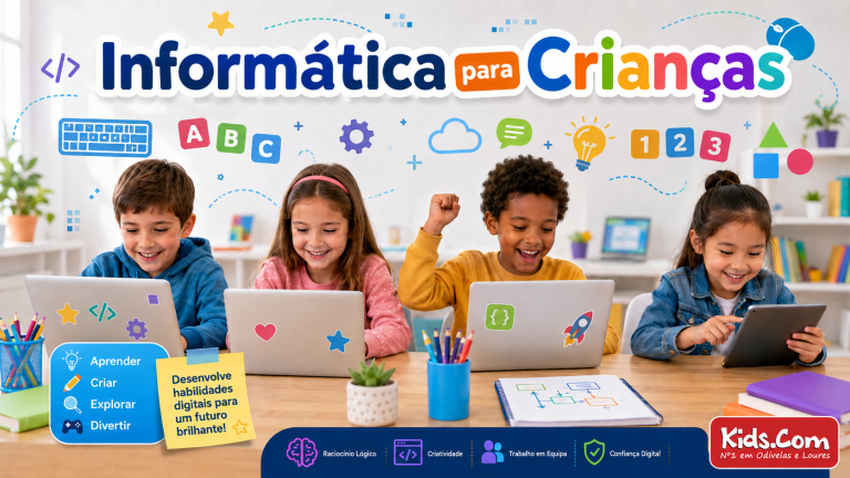 Informática para Crianças — aprender, criar e explorar na Kids.com